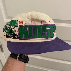 Vintage Signed Steve Kinser Q Racing Cap